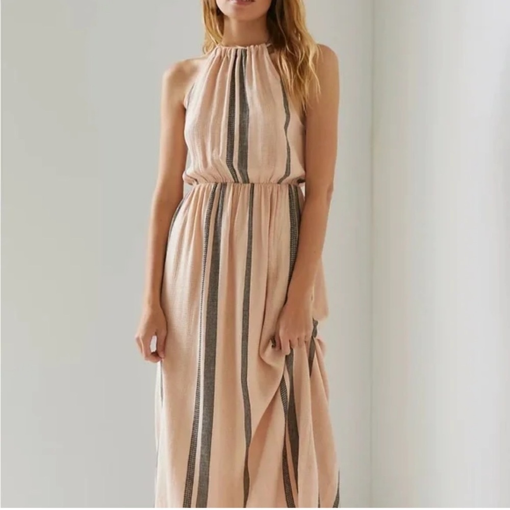 Anthropologie | Cloth & Stone NWT Peach and Gray Maxi Dress Size XS